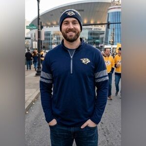 Men’s Nashville Predators Navy Blue NHL Apparel